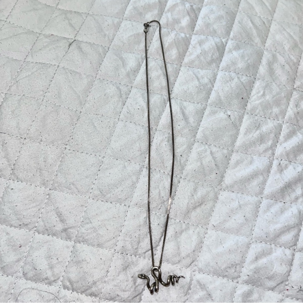 Snake Silver Necklace